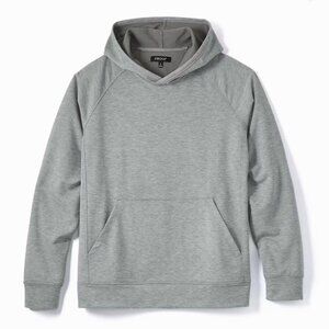 Huckberry Proof Core Pullover Hoodie in Heather Grey, Mens, Medium
